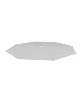 Stoff Large (&oslash;380 cm) - Wei&szlig;