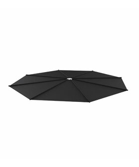 Stoff Large (&oslash;380 cm) - Schwarz