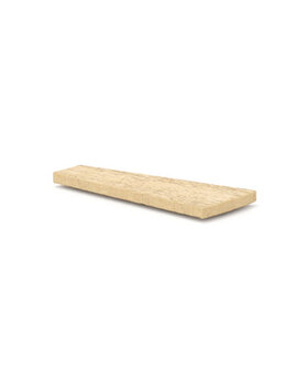 Tabletop slat above leg - Iroko