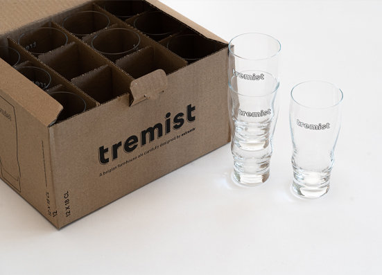 Tremist glasses - 12 pieces